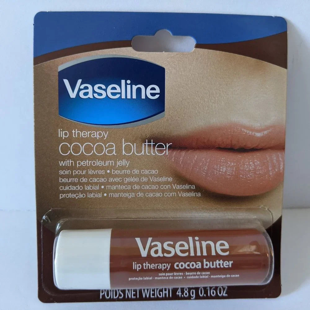 LOT OF 2 Cocoa Butter Vaseline Chapstick Petroleum Jelly Dry Chapped Lips SEALED - Picture 4 of 6